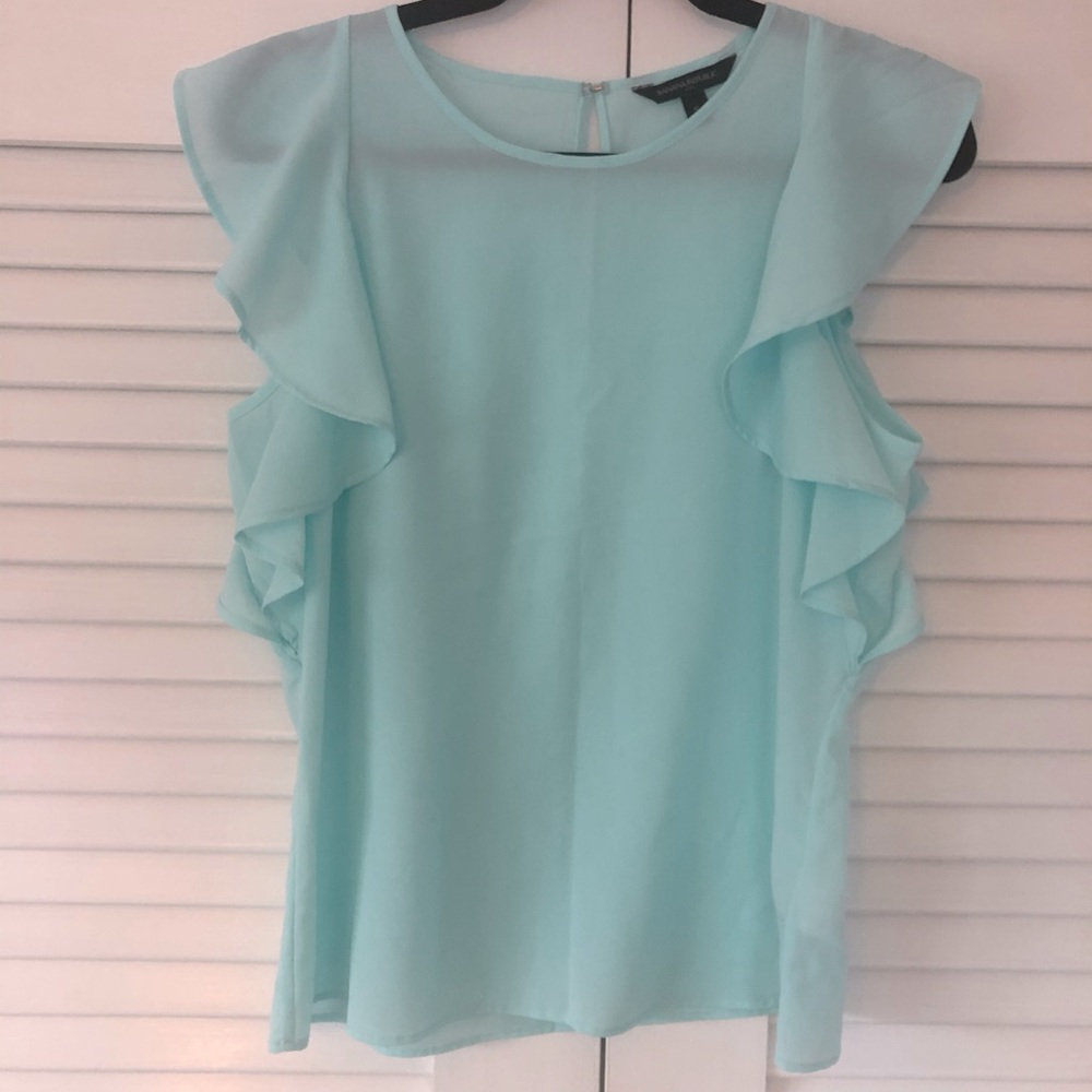 Ruffle sleeve blouse Banana Republic